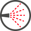 Ikona prezentująca spryskiwacz